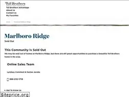 Sites similar to marlbororidge.com