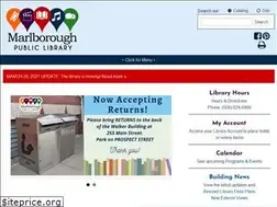 Sites similar to marlboroughpubliclibrary.org
