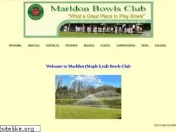 Sites similar to marldonbowlsclub.co.uk