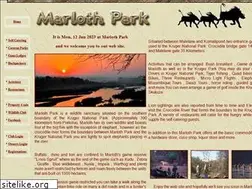 Sites similar to marlothpark.com