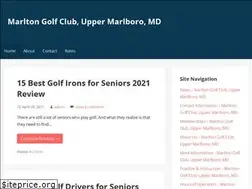 Sites similar to marltongolf.com
