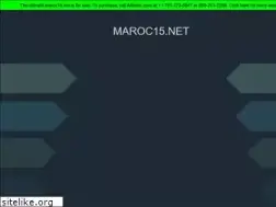 Sites similar to maroc15.net