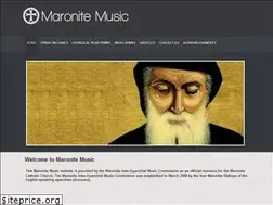 Sites similar to maronitemusic.org