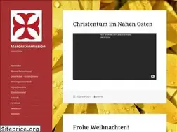 Sites similar to maronitenmission.de