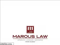 Sites similar to marouslaw.com
