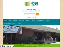 Sites similar to marplelibrary.org