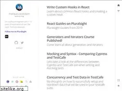 Sites similar to marqueswoodson.com