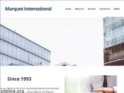 Sites similar to marquetinternational.com