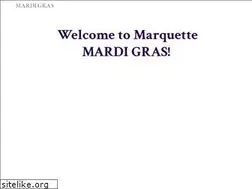 Sites similar to marquettemardigras.com