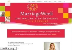 Sites similar to marriage-week-landsberg.de