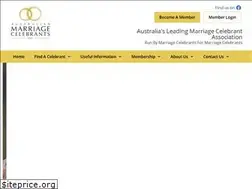 Sites similar to marriagecelebrants.org.au