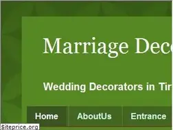 Sites similar to marriagedecoration.com