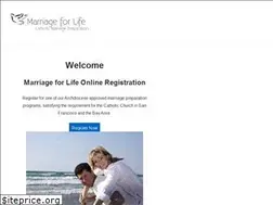 Sites similar to marriageforlifesf.com