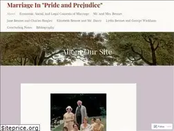 Sites similar to marriageinprideandprejudice.wordpress.com