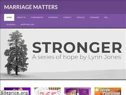 Sites similar to marriagematters.ws