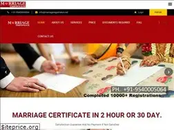 Sites similar to marriageregistration.net