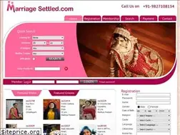 Sites similar to marriagesettled.com