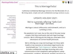 Sites similar to marriagetogo.com