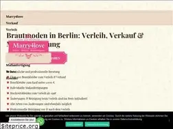 Sites similar to marry-me-verleih.de