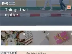 Sites similar to marrymatter.com