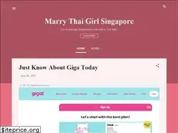 Sites similar to marrythaigirlsingapore.blogspot.com