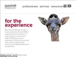 Sites similar to marshall-melhorn.com