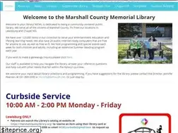Sites similar to marshallcountylibrary.org