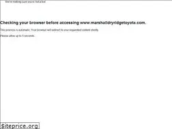 Sites similar to marshalldryridgetoyota.com