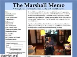 Sites similar to marshallmemo.com