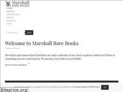 Sites similar to marshallrarebooks.com