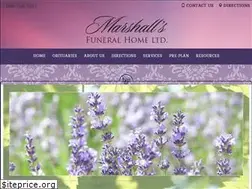 Sites similar to marshallsfuneralhome.ca