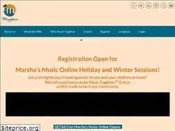 Sites similar to marshasmusic.com