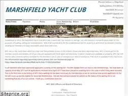 Sites similar to marshfieldyachtclub.com