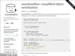 Sites similar to marshmallow.readthedocs.org