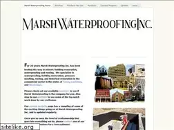 Sites similar to marshwaterproofing.com