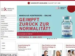 Sites similar to marsilius-kolleg.uni-heidelberg.de