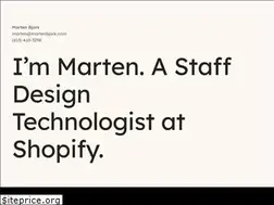 Sites similar to martenbjork.com