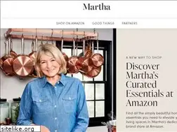 Sites similar to martha.com