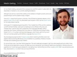 Sites similar to martin-ueding.de
