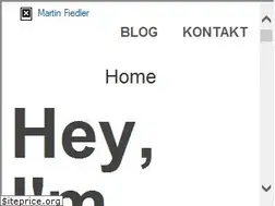Sites similar to martinfiedler.me