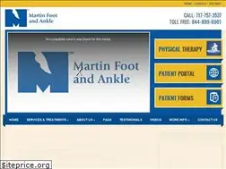 Sites similar to martinfootandankle.com