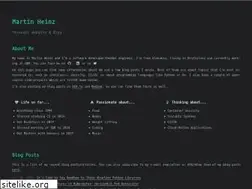 Sites similar to martinheinz.dev