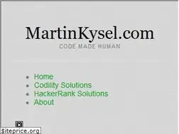 Sites similar to martinkysel.com