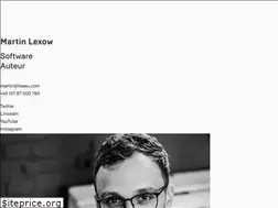 Sites similar to martinlexow.de