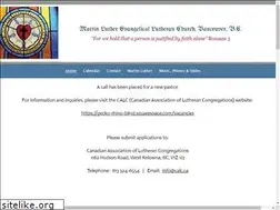 Sites similar to martinlutherchurchvancouver.com