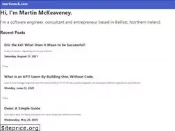 Sites similar to martinmck.com