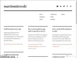 Sites similar to martinmitrevski.com