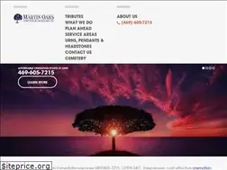 Sites similar to martinoakscemeteryandcrematory.com