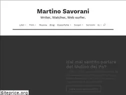 Sites similar to martinosavorani.it