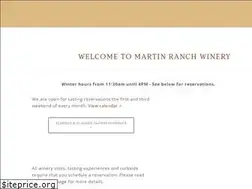 Sites similar to martinranchwinery.com